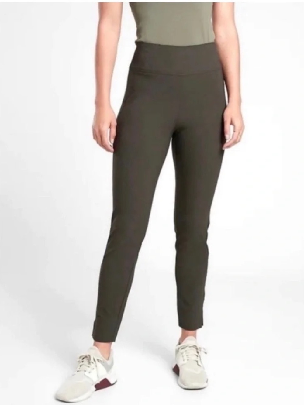 Athleta Wander Slim Ankle Pant size 12 in Arbor Green